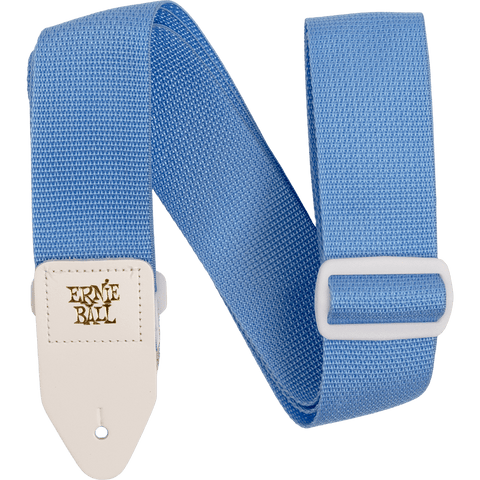 Ernie Ball Polypro Guitar Strap with White Leather Ends