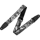 Levy's MP2TAT-001 2" Polyester Tattoo Series Guitar Strap