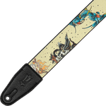 Levy's MP2TAT-005 2" Polyester Tattoo Series Guitar Strap