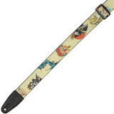 Levy's MP2TAT-005 2" Polyester Tattoo Series Guitar Strap