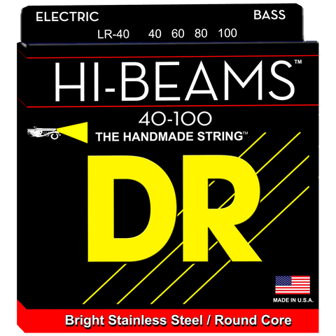 DR Strings Hi-Beam LR-40 Light Bass Stainless 40-100
