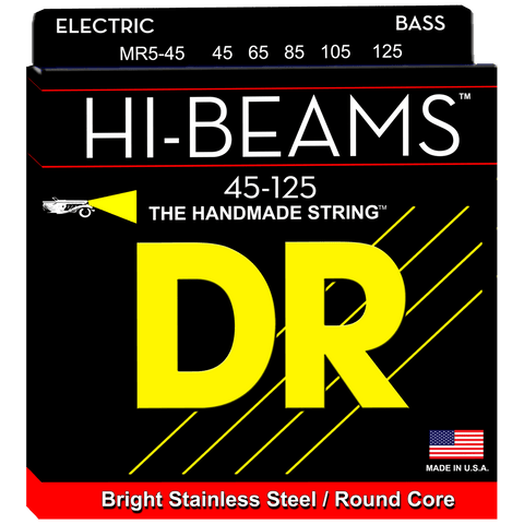 DR Strings Hi-Beam MR5-45 Medium 5-String Stainless 45-125