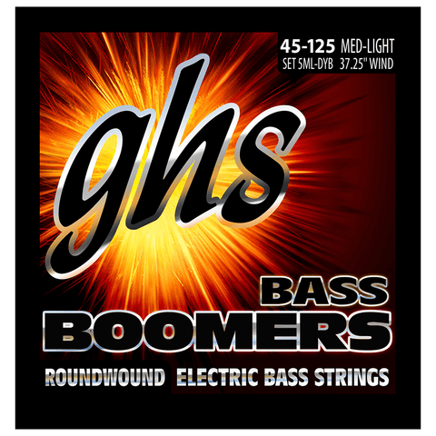 GHS Medium Light 5-String Bass Boomers 5ML-DYB 45-125