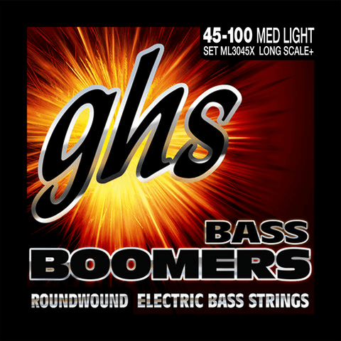 GHS Medium Light Bass Boomers ML3045X 45-100