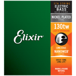 Elixir NANOWEB Nickel 5th Bass String — 15432 Long Scale, Taperwound, Light .130tw