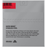 Dunlop Super Bright Stainless Steel Bass Strings 45-105, DBSBS45105