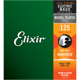 Elixir NANOWEB Nickel 5th Bass String — 15425 Long Scale, Super Light .125