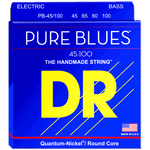 DR Strings PB-45/100 PURE BLUES™ Quantum Nickel™ Bass Medium Light 45-100