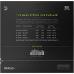 D'Addario NYXL45105, Light Top/Med Bottom Bass Strings 45-105