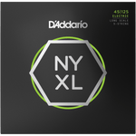 D'Addario NYXL45125, Light Top/Med Bottom 5-String Bass Strings 45-125