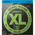 D'Addario EXL165 Custom Light, Nickel Wound Bass Strings, 45-105