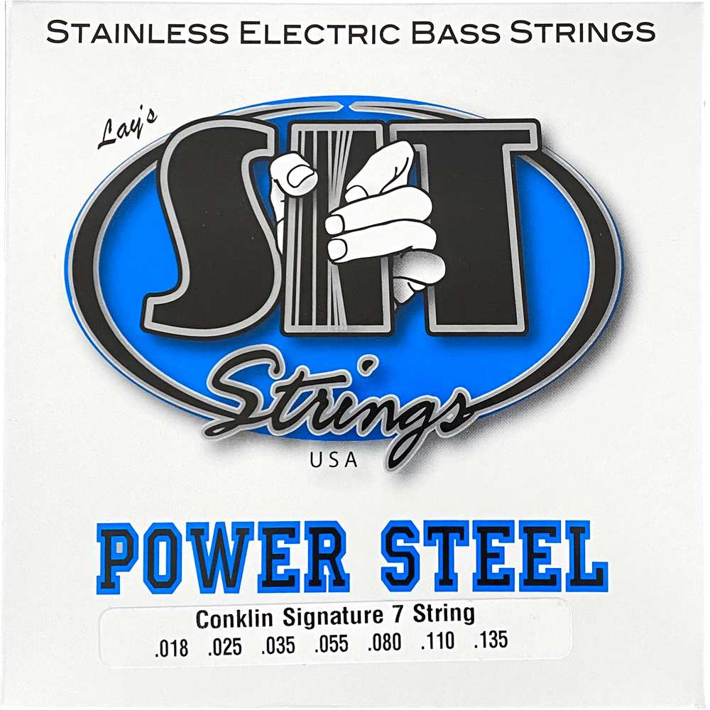 SIT Strings SR18135 Conklin Power Steel Extended Range 7-String Bass S