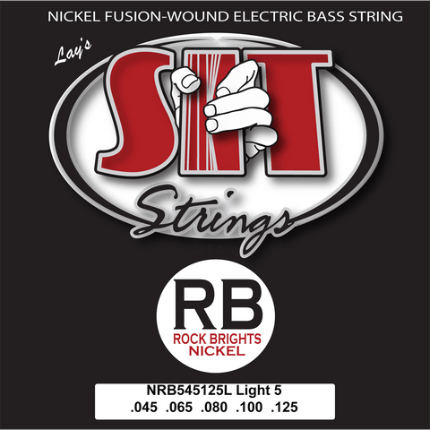 SIT Strings NRB545125L Rock Brights Light 5-String Nickel Bass Strings