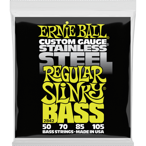Ernie Ball Regular Slinky Stainless Steel Bass 2842 .050-.105