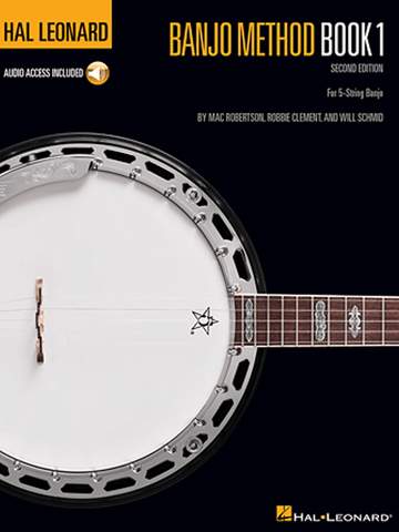 Hal Leonard Banjo Method Book 1 – 2nd Edition – 5-String Banjo w/ Online Audio