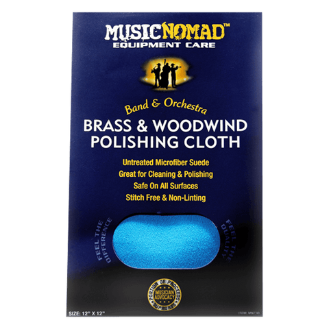 Music Nomad - Brass & Woodwind Microfiber Polishing Cloth MN730
