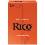 Rico by D'Addario Bass Clarinet Reeds, 10 Pack – REA10