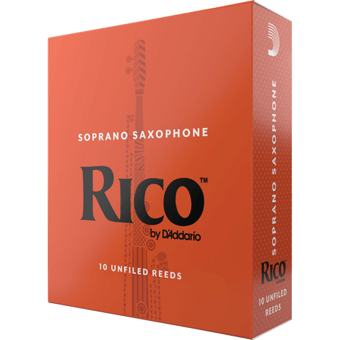 Rico by D'Addario Soprano Saxophone Reeds, 25-pack – RIA25
