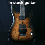 ESP LTD H-1001FR Black Natural Burst Electric Guitar - LH1001FRBPBLKNB